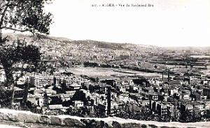 Alger - Vue prise du Boulevard Bru